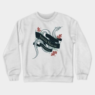 Snake Ninth House Banner - Graphic Illustration (Outline) Crewneck Sweatshirt